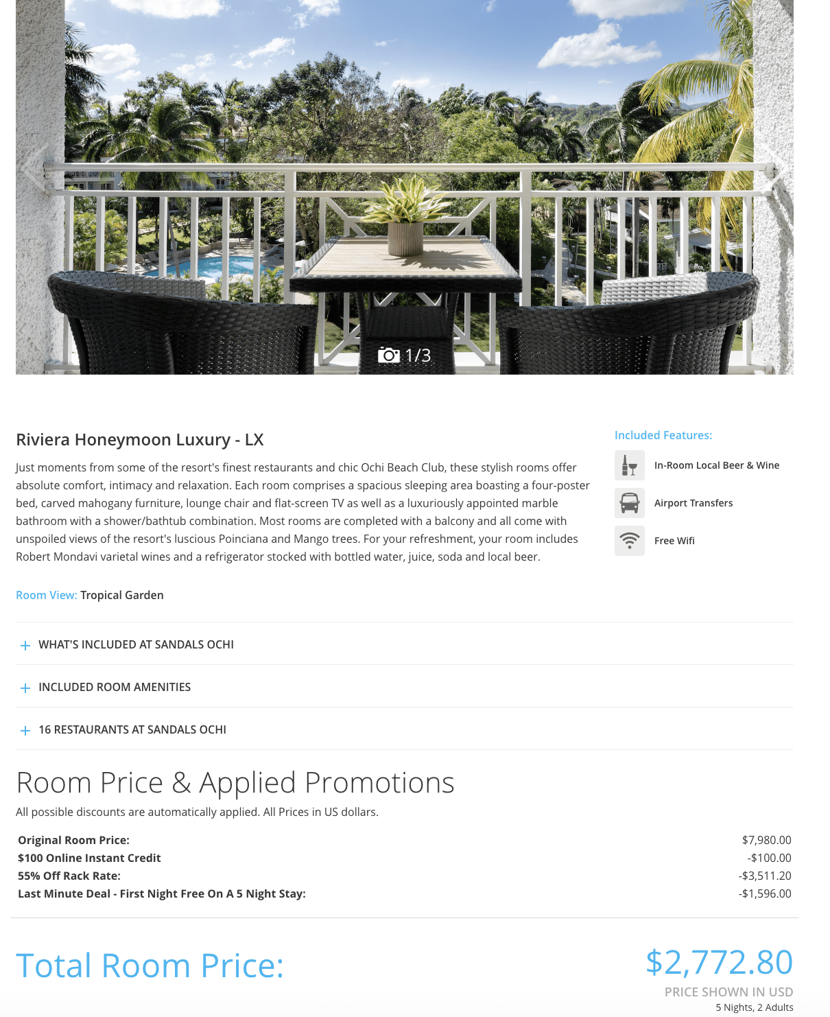 Last Minute Sandals Resorts deal May 22nd